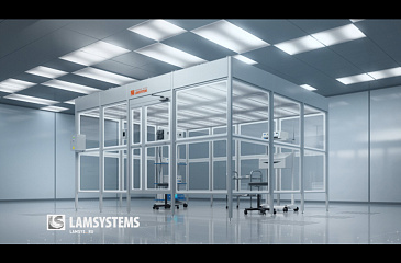 Новое видео о чистых зонах LAMSYSTEMS